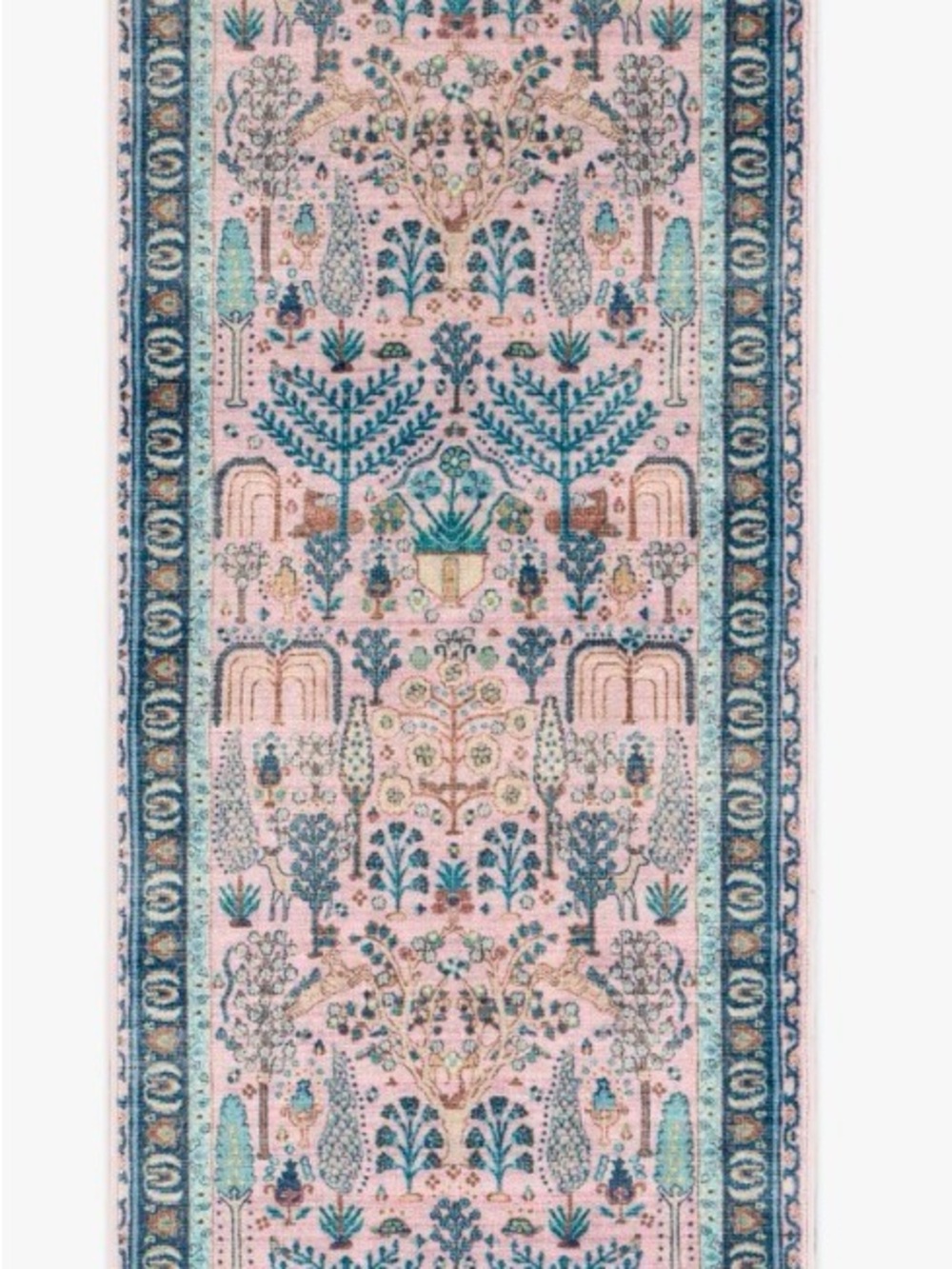 Ruggable x ANTHROPOLOGY Julietta Soft Pink Rug/Runner (size 2.5x7)